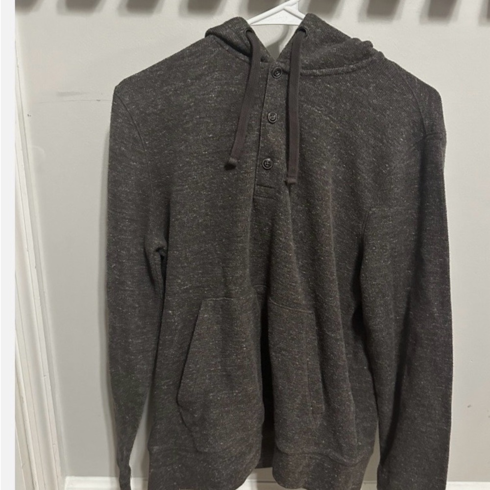 Banana Republic Dark Brown Hoodie Sweater